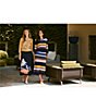 tyler boe Georgie Mix Stitch Coordinating Stripe Straight Midi Skirt, Color:Multi - Image 6