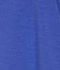 Color:Bermuda Blue - Image 4 - Kari Knit Crew Neck Short Puff Tie Sleeve Tee