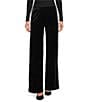 tyler boe Kathy Velvet Flat Front Straight Leg Pants - Image 1