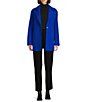 tyler boe Shannon Wool Blend Notch Lapel Long Sleeve Car Jacket, Color:Banner Blue - Image 4