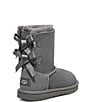Color:Grey - Image 3 - Girls' Bailey Bow II Water Resistant Boots (Youth)