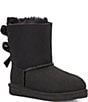 Color:Black - Image 1 - Girls' Bailey Bow II Water Resistant Boots (Youth)