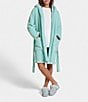 Color:Bay Blue - Image 1 - UGG® Aarti Plush Hooded Cozy Sherpa Robe