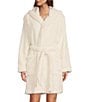 Color:Cream - Image 1 - UGG® Aarti Plush Hooded Cozy Sherpa Robe