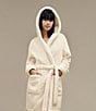 UGG UGG® Aarti Plush Hooded Cozy Sherpa Robe, Color:Cream - Image 10