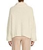 Color:Plaster - Image 2 - UGG® Alaura Point Collar Button Front Long Sleeve Wool Blend Cardigan Sweater