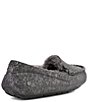 Color:Dark Grey - Image 3 - Ansley Matte Marble Metallic Suede Winter Slippers