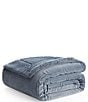 Color:Chambray Blue - Image 1 - Arch Plush Throw Blanket