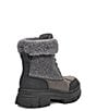 Color:Charcoal - Image 3 - Ashton Addie Tipped Waterproof Leather Winter Booties