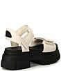 Color:Jasmine - Image 2 - Ashton Leather Ankle Strap Platform Sandals