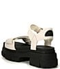 Color:Jasmine - Image 3 - Ashton Leather Ankle Strap Platform Sandals