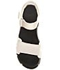 Color:Jasmine - Image 5 - Ashton Leather Ankle Strap Platform Sandals