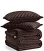 UGG Avery Ribbed Plush Reversible Comforter Mini Set - Image 3