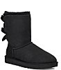 Color:Black - Image 1 - Bailey Suede Bow II Water-Repellent Boots