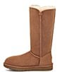 Color:Chestnut - Image 4 - Bailey Suede Button Triplet II Water-Repellent Tall Boots