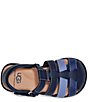 Color:Navy - Image 5 - UGG® Boys' Kolding T Fisherman Colorblock Sandals (Infant)