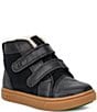 Color:Black - Image 1 - UGG® Boys' Rennon II Suede Leather Sneakers (Infant)