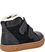 Color:Black - Image 3 - UGG® Boys' Rennon II Suede Leather Sneakers (Infant)