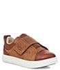 Color:Chestnut - Image 1 - UGG® Kids' Rennon Low Suede Leather Sneakers (Infant)