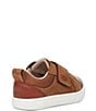 Color:Chestnut - Image 3 - UGG® Kids' Rennon Low Suede Leather Sneakers (Infant)