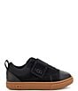 Color:Black - Image 2 - UGG® Kids' Rennon Low Suede Leather Sneakers (Toddler)