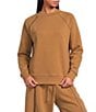 UGG Classic Fleece Crewneck Raglan Sleeve Coordinating Sweatshirt - Image 1