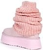 UGG Classic Mini Dipper Legwarmer Suede Platform Booties - Image 5