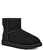 Color:Black - Image 1 - Classic Mini II Stitch Water-Resistant Ankle Booties