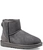 Color:Grey - Image 1 - UGG® Classic Mini II Stitch Detail Water-Resistant Cold Weather Booties