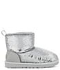 Color:Silver - Image 2 - Classic Mini Mirror Ball Sequin Cold Weather Booties