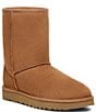 Color:Chestnut - Image 1 - Classic Short II Suede Water-Repellent Boots