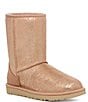 Color:Arroyo - Image 1 - Classic Short Matte Marble Metallic Suede Cold Weather Mid Boots