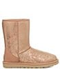 Color:Arroyo - Image 2 - Classic Short Matte Marble Metallic Suede Cold Weather Mid Boots