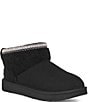 UGG Women's Classic Ultra Mini Maxi Curly Suede Booties - Image 1