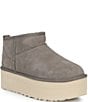 UGG Classic Ultra Mini Platform Suede Booties - Image 1