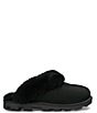 Color:Black - Image 2 - Coquette Suede Cold Weather Slippers