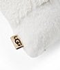 UGG Corben Faux Fur Patchwork Decorative Throw Lumbar Pillow, Color:Snow - Image 2