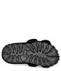 Color:Black - Image 6 - Cozetta UGG Braid Fur Slide Slippers