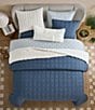 UGG Devon UGGBraid Quilt Set, Color:Gray - Image 7