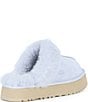 UGG Disquette Suede Fur Platform Slippers - Image 6