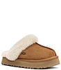 UGG Disquette Suede Fur Platform Slippers - Image 1