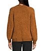 Color:Hardwood - Image 2 - UGG® Dreeann Plush Fleece Wool Blend V-Neck Long Sleeve Pullover