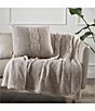 UGG Erie Cable Knit and Faux Fur Pillow | Dillard's