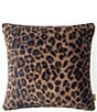 UGG Everett Black Leopard Decorative Square Pillow - Image 1