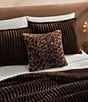 UGG Everett Black Leopard Decorative Square Pillow - Image 4