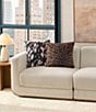 UGG Everett Faux Fur Cow Print Decorative Accent Pillow - Image 3