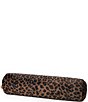 UGG Everett Leopard Print Faux Fur Bolster Plush Decorative Pillow - Image 3