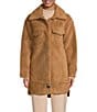 Color:Camel - Image 4 - UGG® Frankie Plush Fleece Shirt Jacket