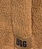 Color:Camel - Image 5 - UGG® Frankie Plush Fleece Shirt Jacket