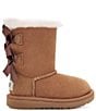Color:Chestnut - Image 2 - Girls' Bailey Bow II Water Resistant Boots (Infant)